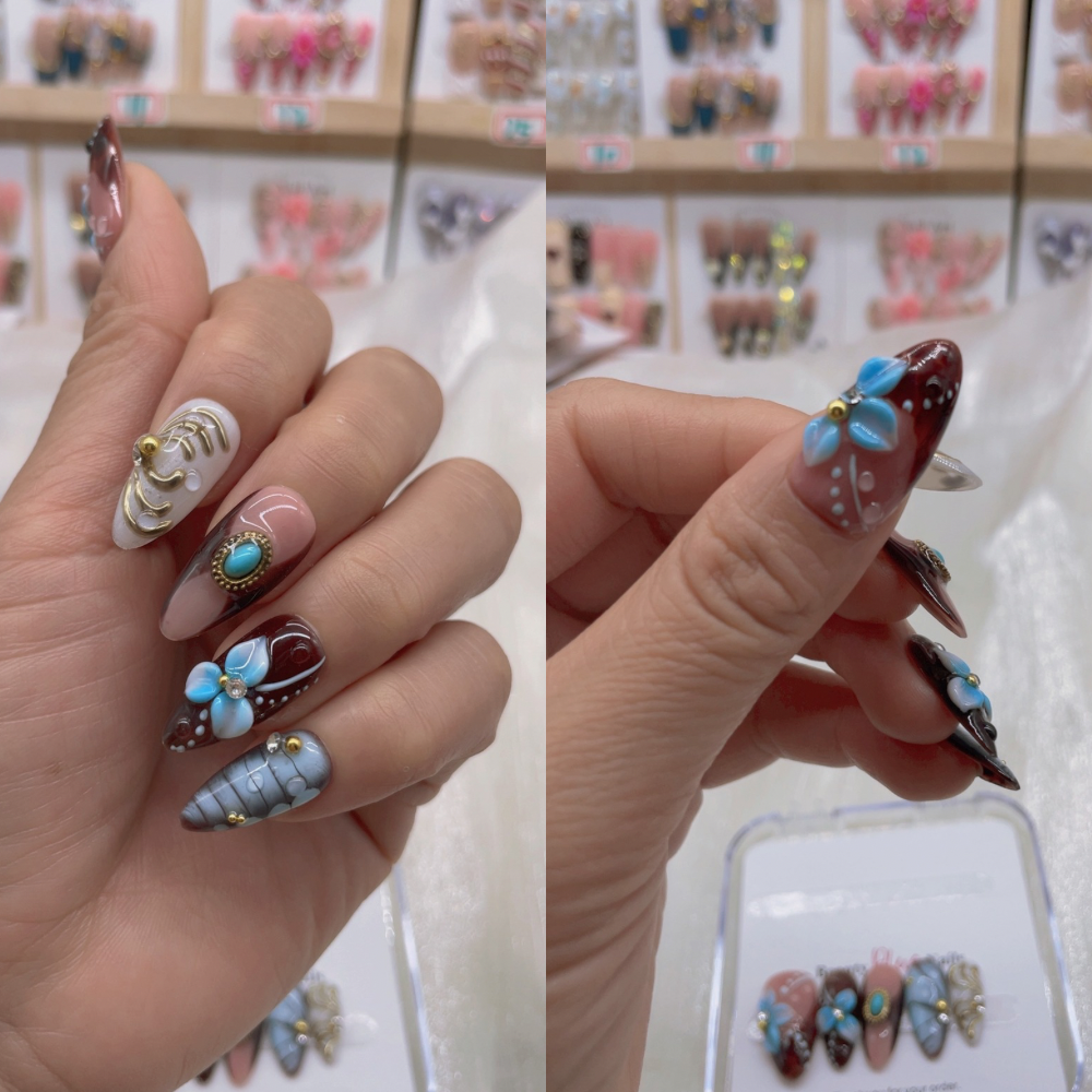 Almond Shape Nails No.124