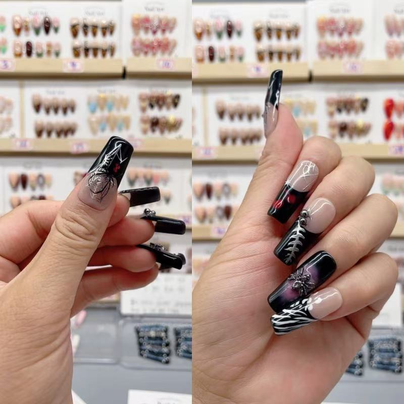 Handmade nails Square Shape Nails 104
