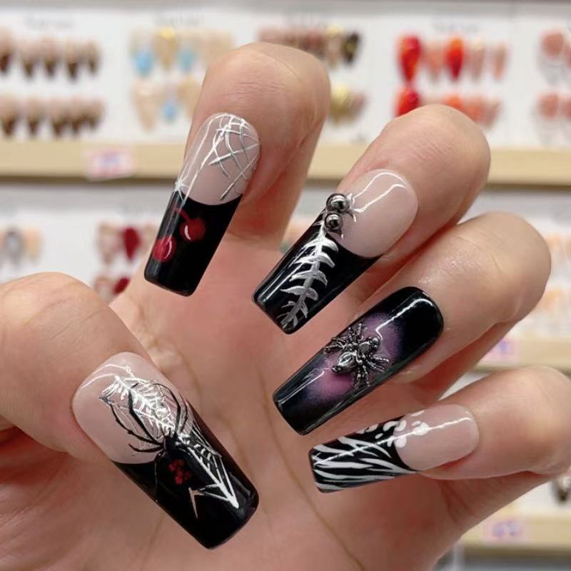 Handmade nails Square Shape Nails 104