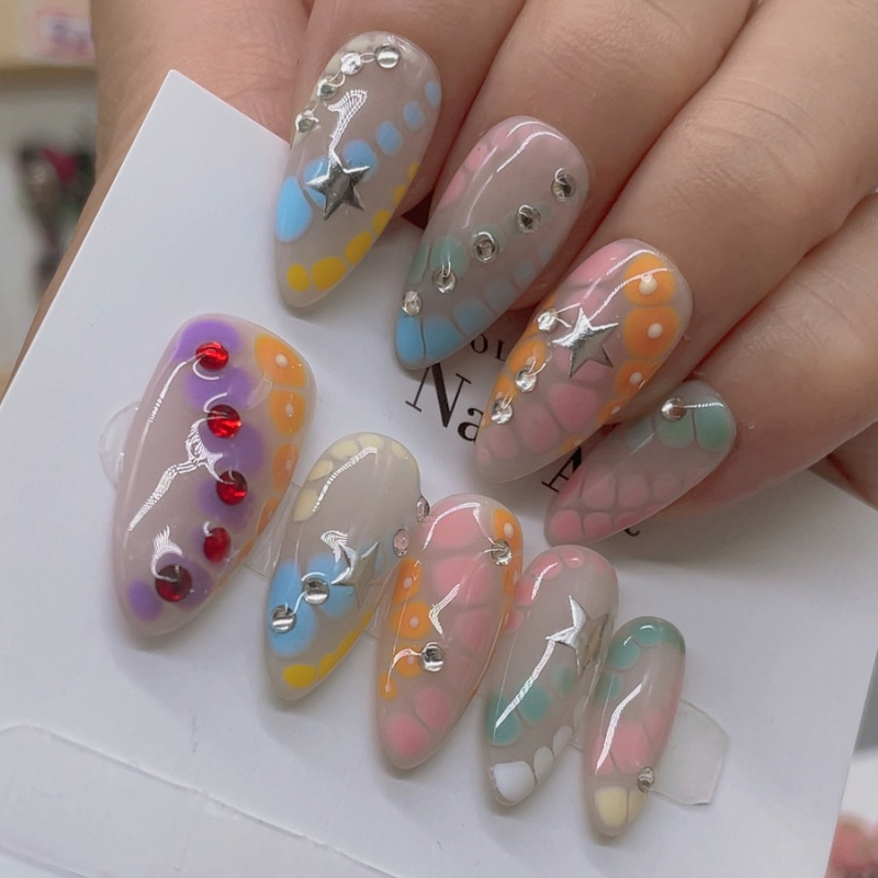 Almond Shape Nails No.108