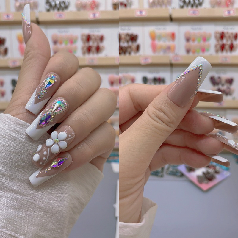 Handmade nails Square Shape Nails 100