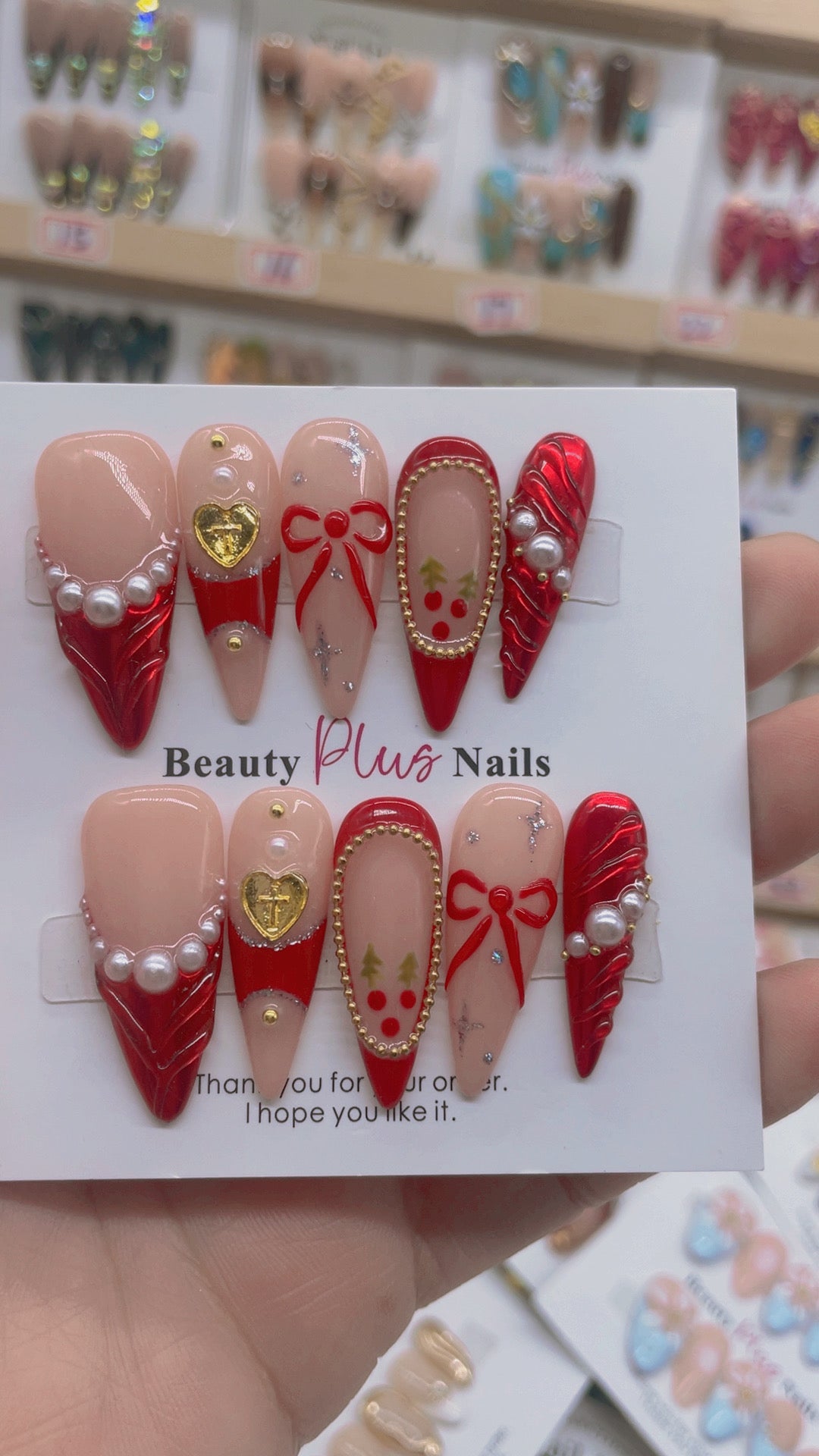 Handmade nails Pointy style 41