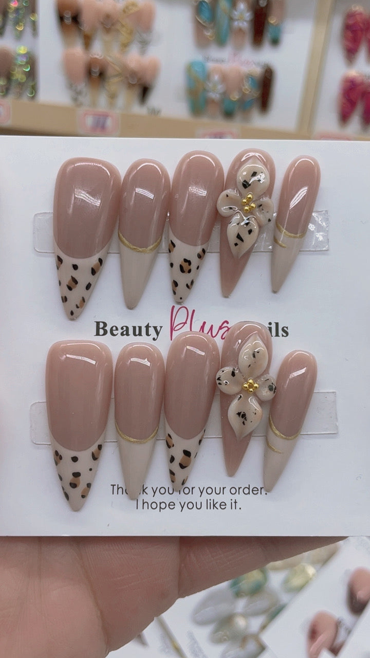 Handmade nails Pointy style 53